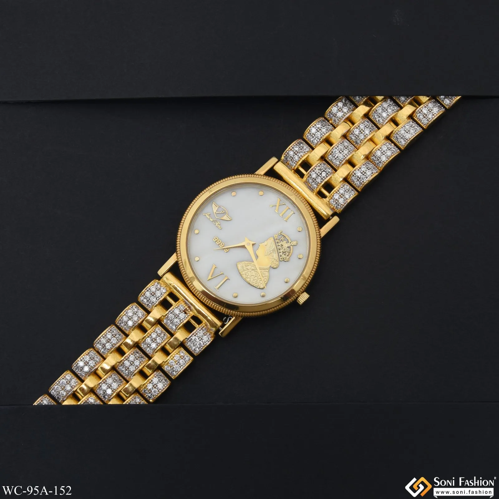 1 Gram Gold Plated Exquisite Design High-Quality Watch for Men - Style A152