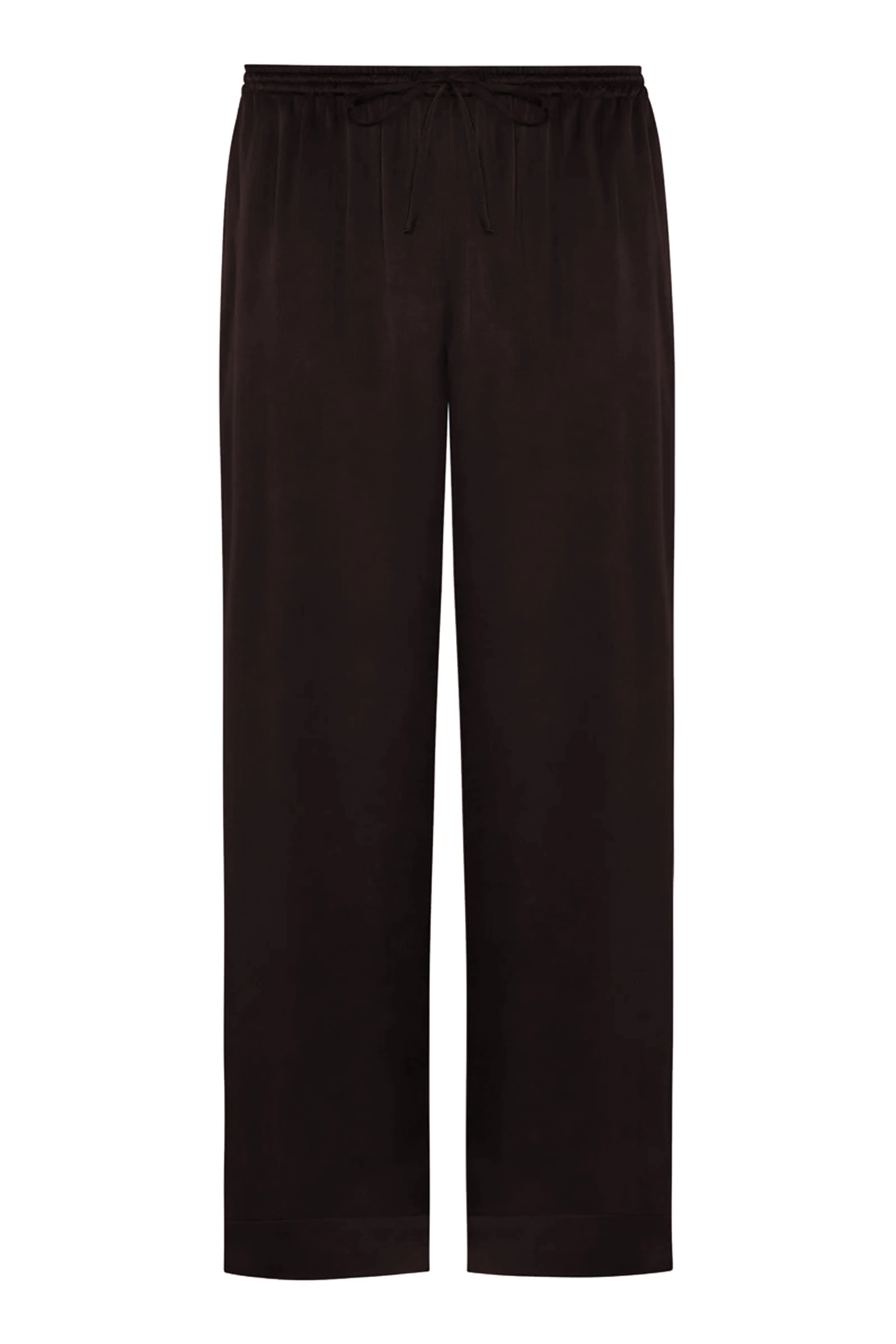 Aurelia Trouser Espresso Silk Twill