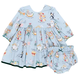 Baby Girls Amma Dress Set - 12 Days of Christmas