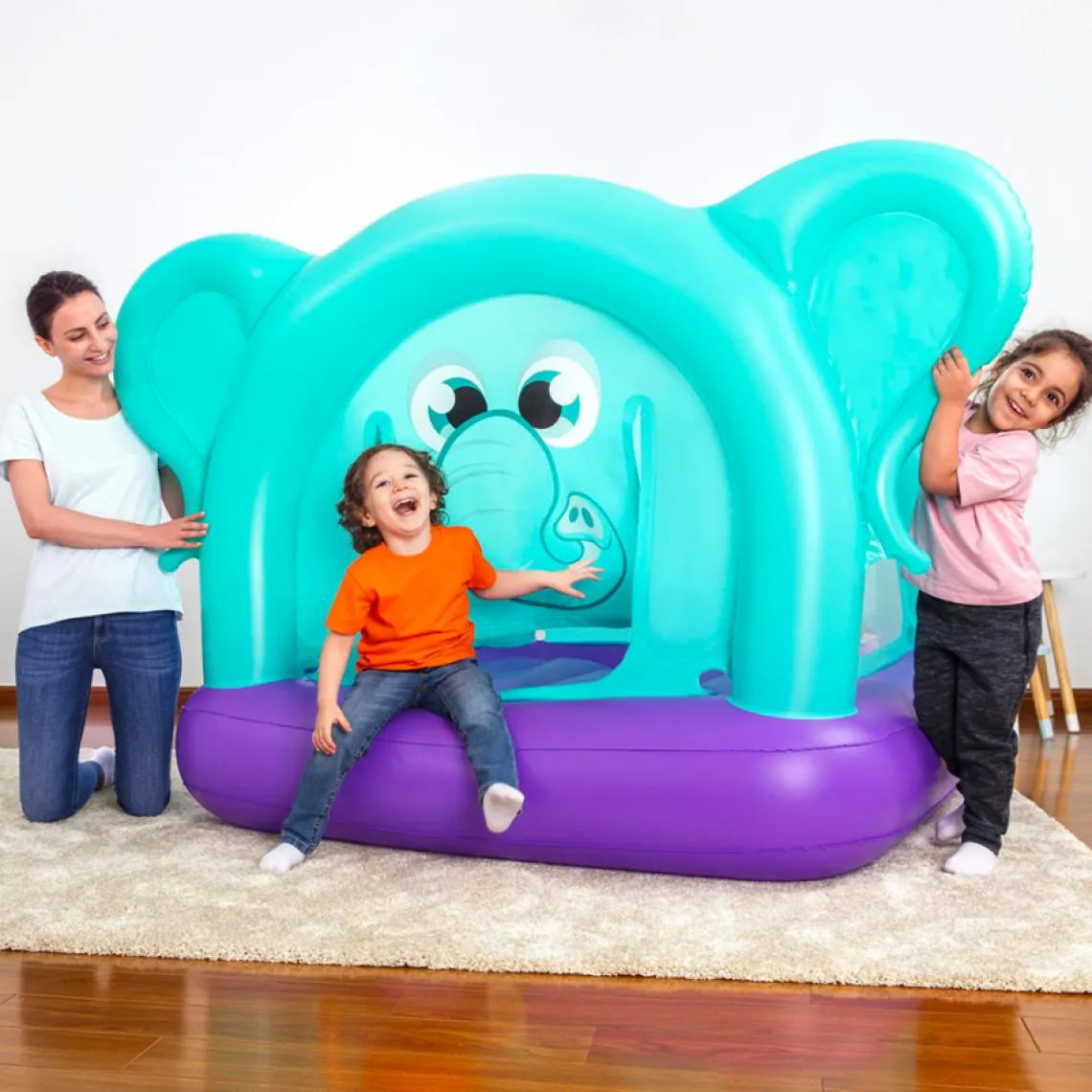 Bestway Energetic Elephant Bouncer (6'8" x 61" x 53"/2.03m x 1.55m x 1.35m)