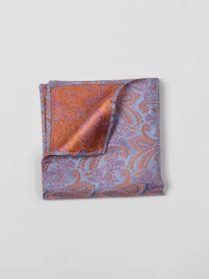 Blue/Orange Paisley Hank