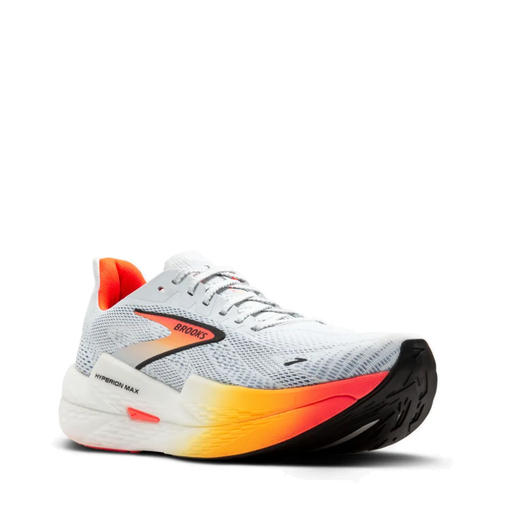 Brooks Men's Hyperion Max 2 Sneaker in Illusion/Coral/Black