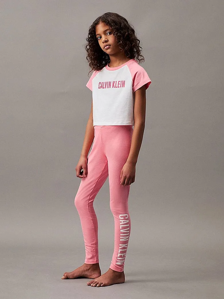 Calvin Klein Girls Pyjamas Set in Pink