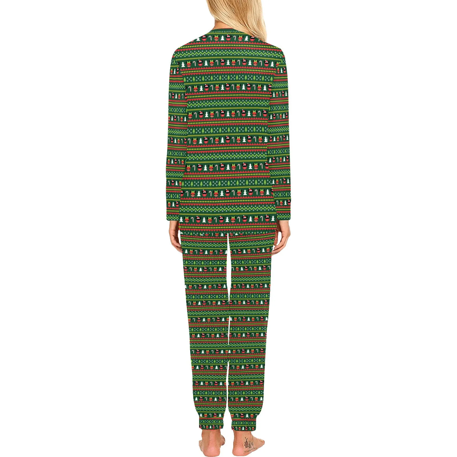 Christmas Sweater Women's Pajama Set