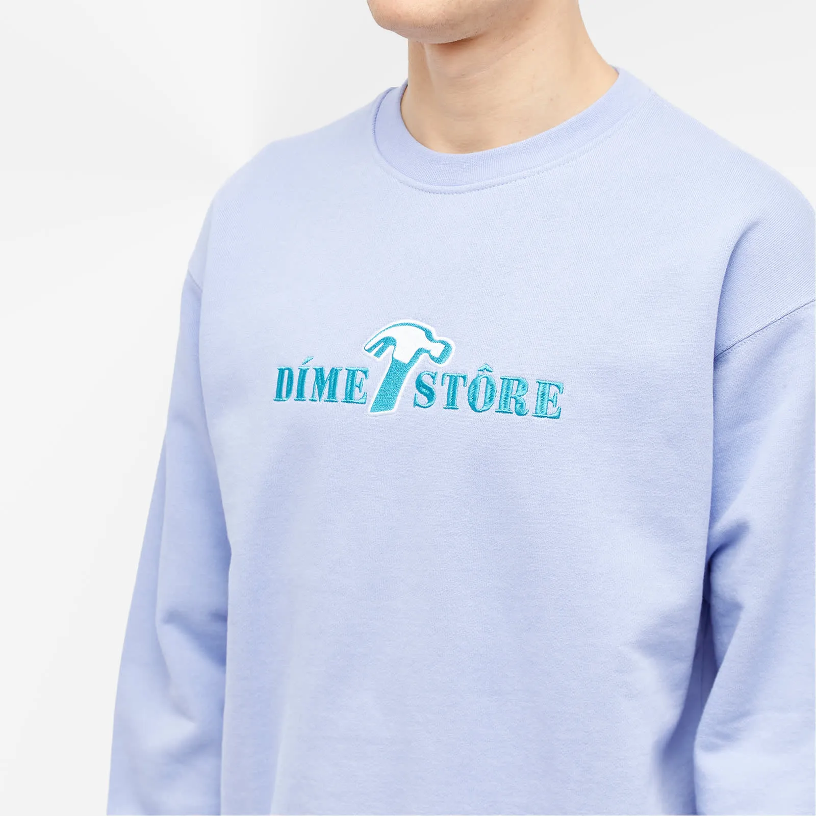 Dime Reno sweatshirt, light indigo