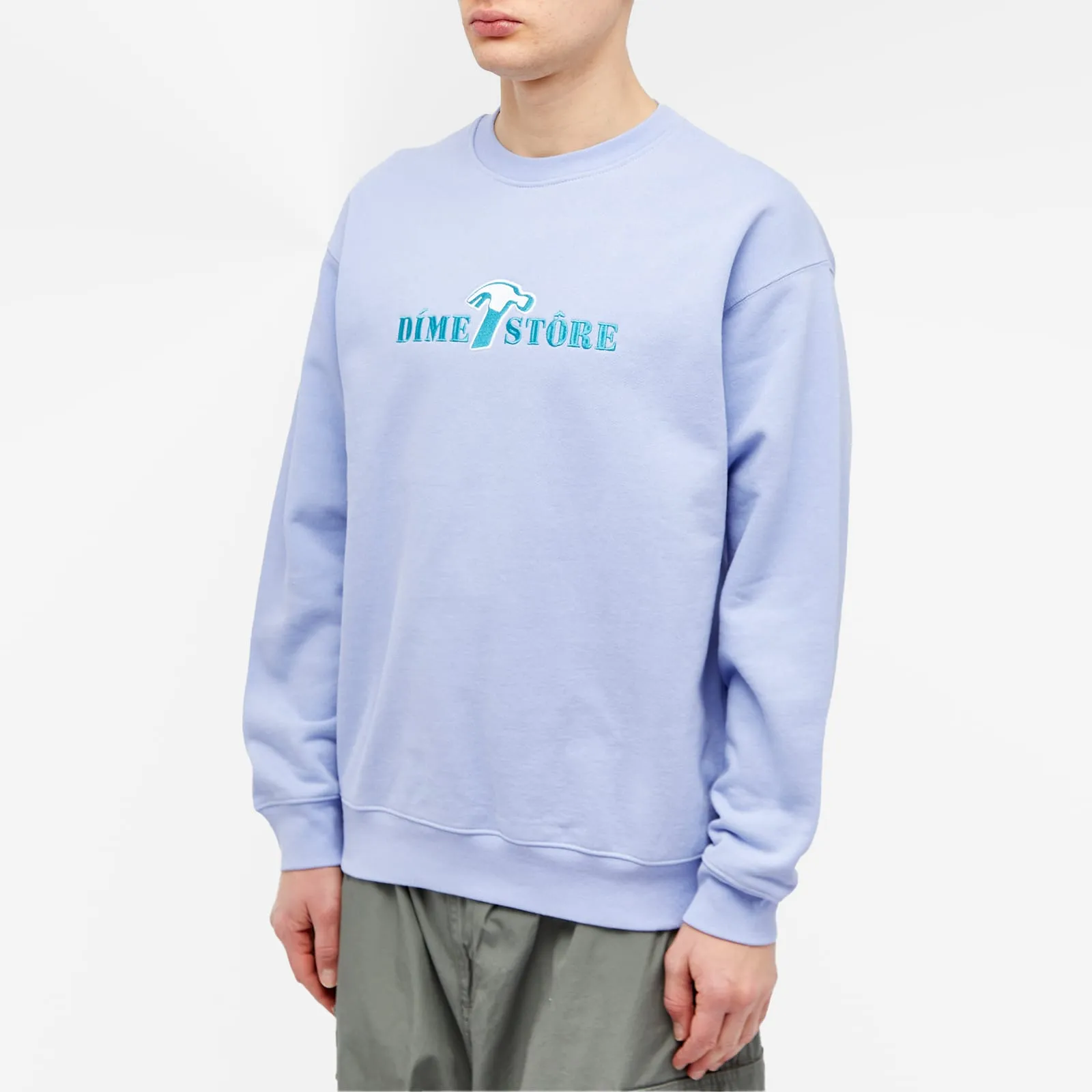 Dime Reno sweatshirt, light indigo