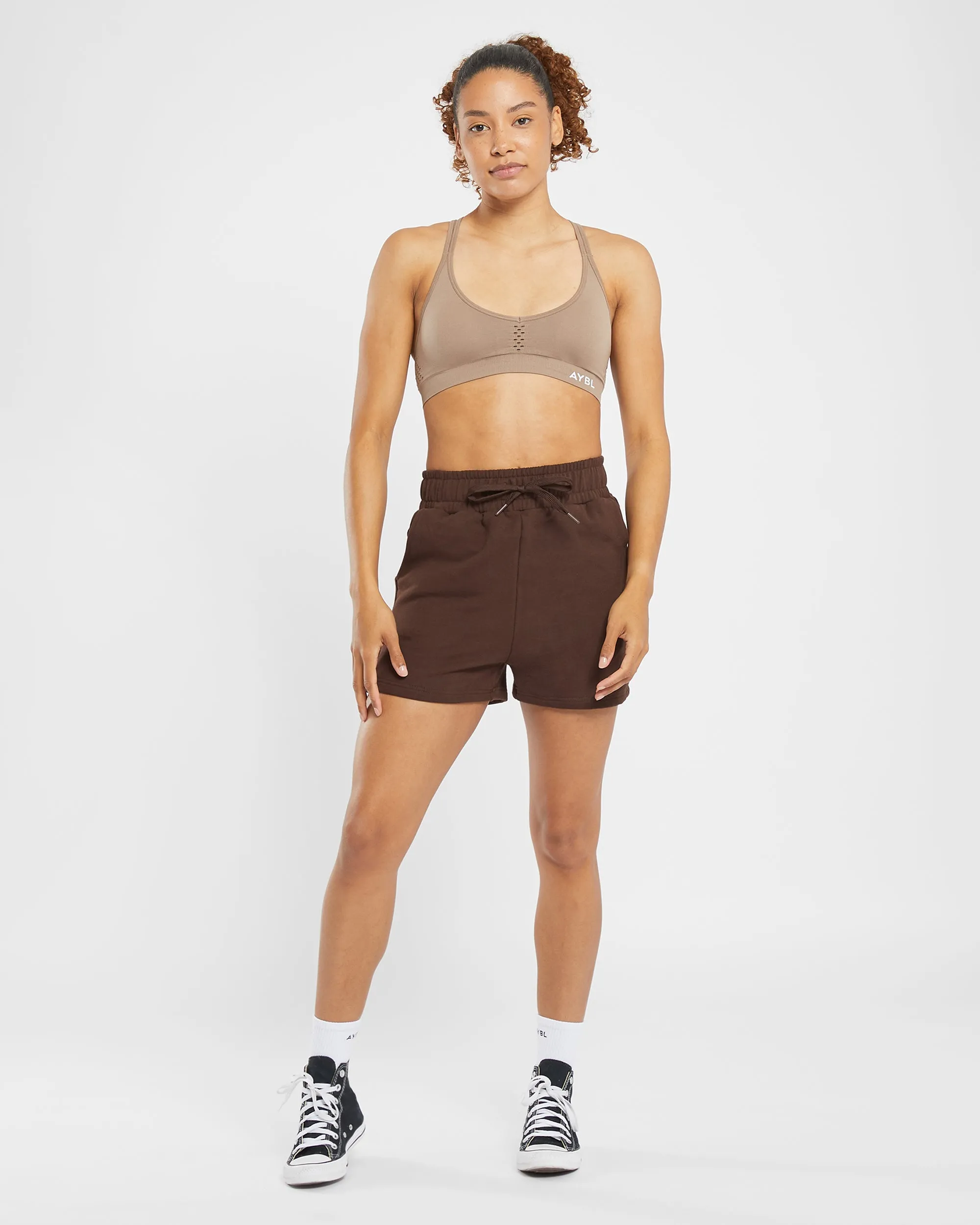 Everyday Relaxed Shorts - Brown