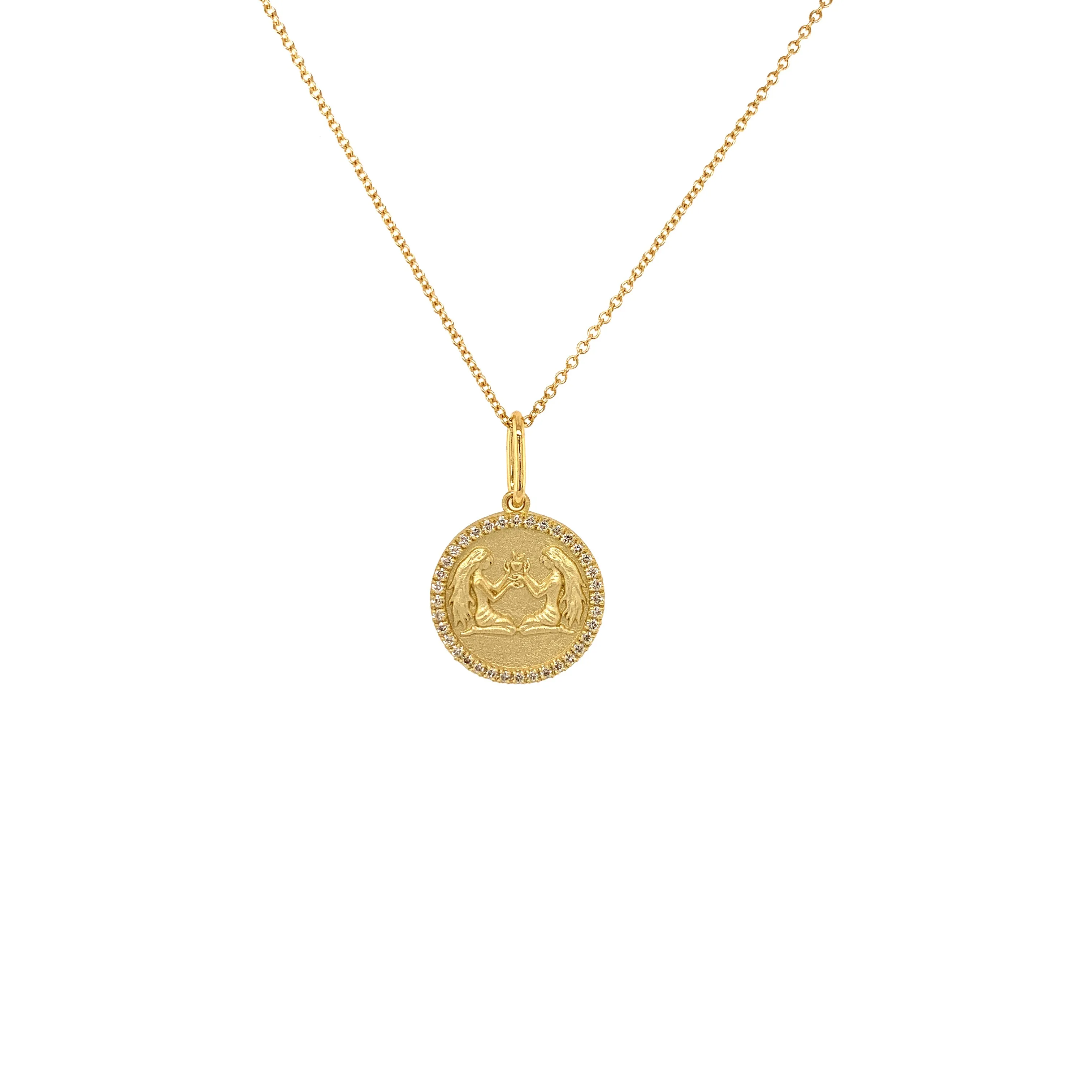 Gemini Zodiac Pendant May 22 - June 21