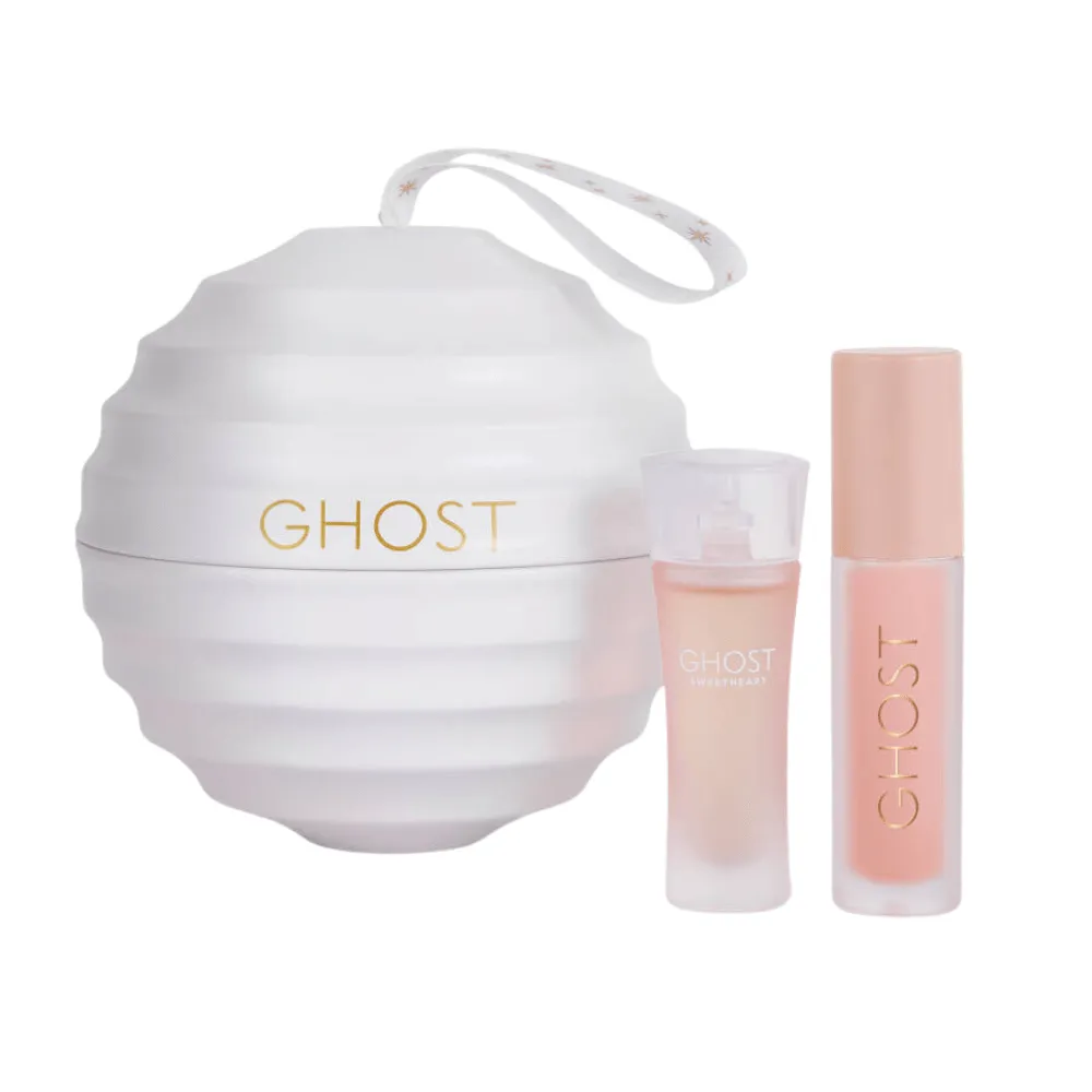 Ghost Sweetheart Women's Perfume Mini Gift Set (5ml EDT Splash   Dreamy Lip Oil)