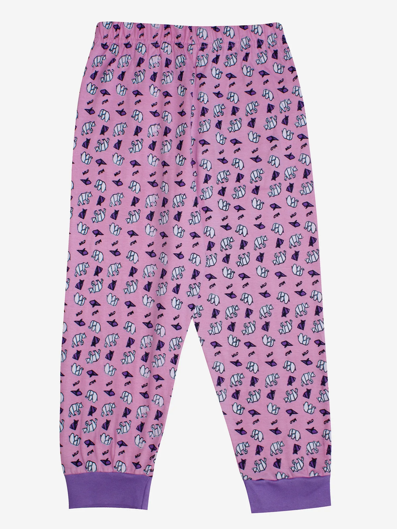 Girl's Printed Tee and AOP Pant Set