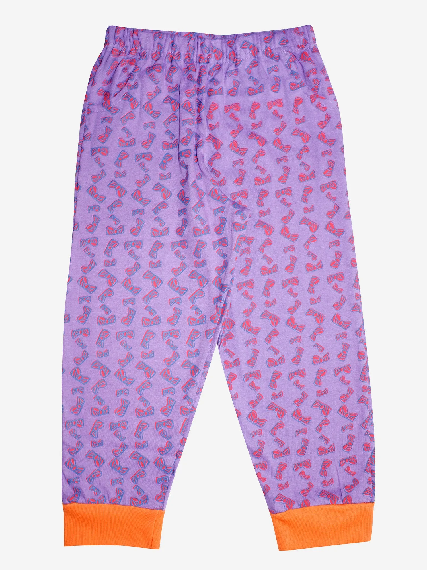 Girl's Printed Tee and AOP Pant Set