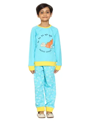 Girl's Printed Tee and AOP Pant Set