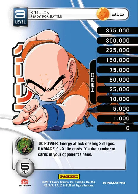 Krillin Lv1-4 Base Prizm - Base MP Set