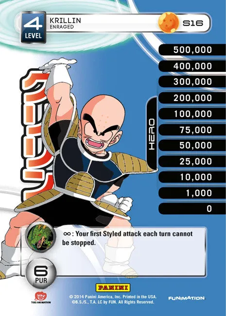 Krillin Lv1-4 Base Prizm - Base MP Set