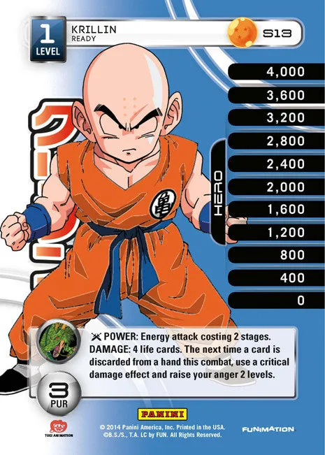 Krillin Lv1-4 Base Prizm - Base MP Set