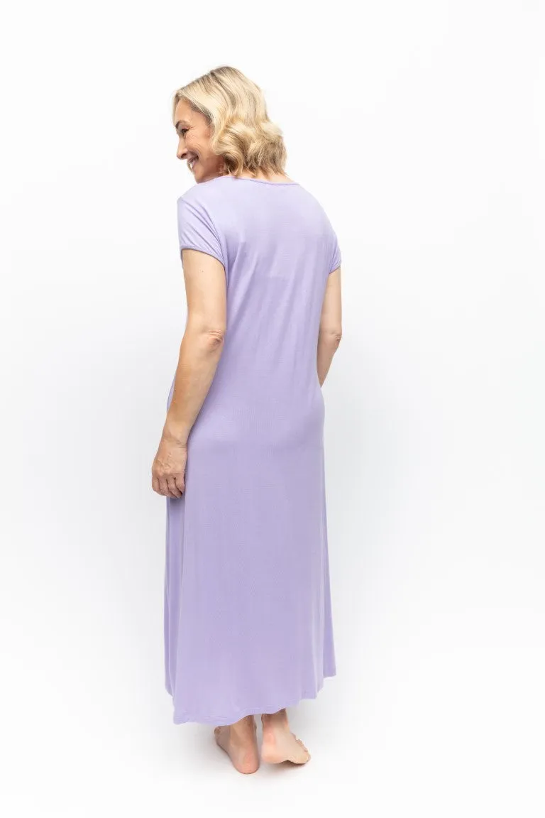 Lorelei Modal Cap Sleeve Nightdress Lilac