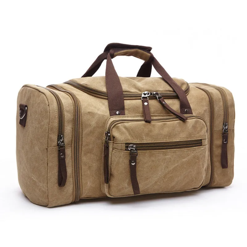 Male Trendy Durable Large Capacity Travel Handbags