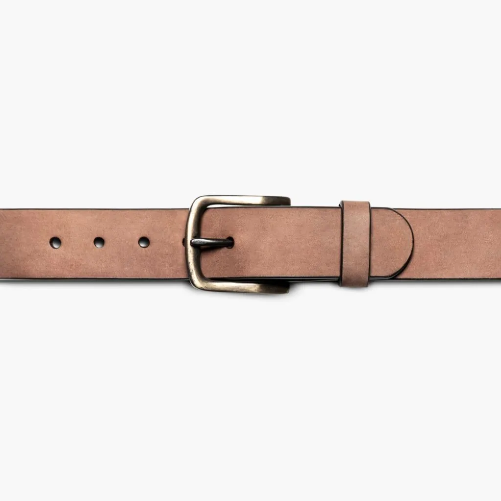 Men's Heritage Leather Belt | Terracotta