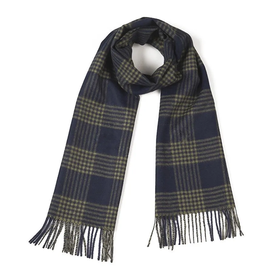 Men's Plaid Alpaca Scarf