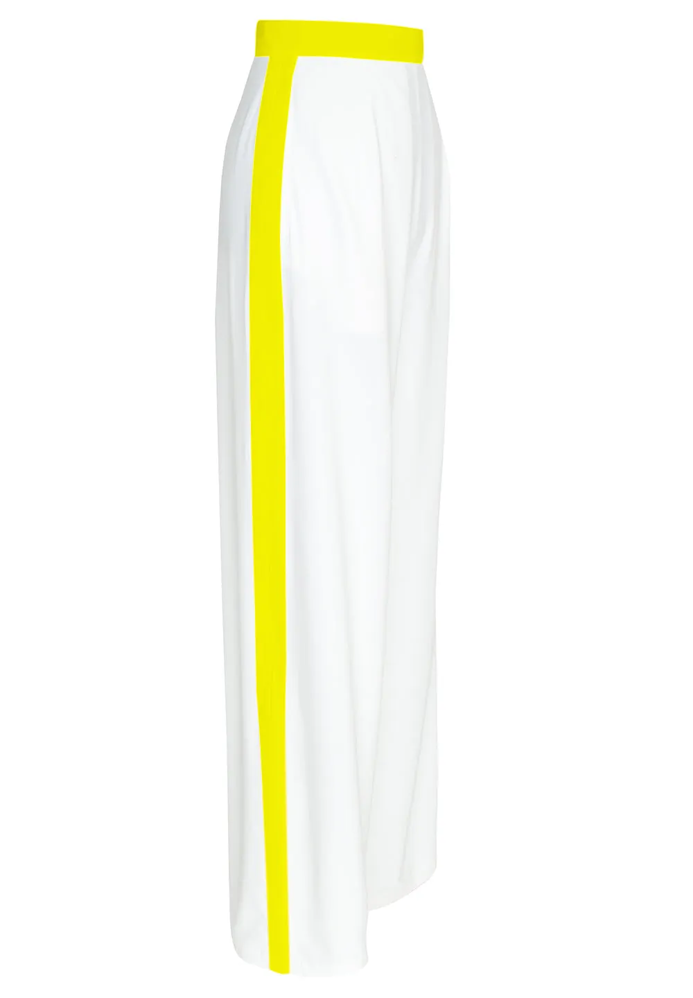 Monochrome - White Pants (Neon Yellow)