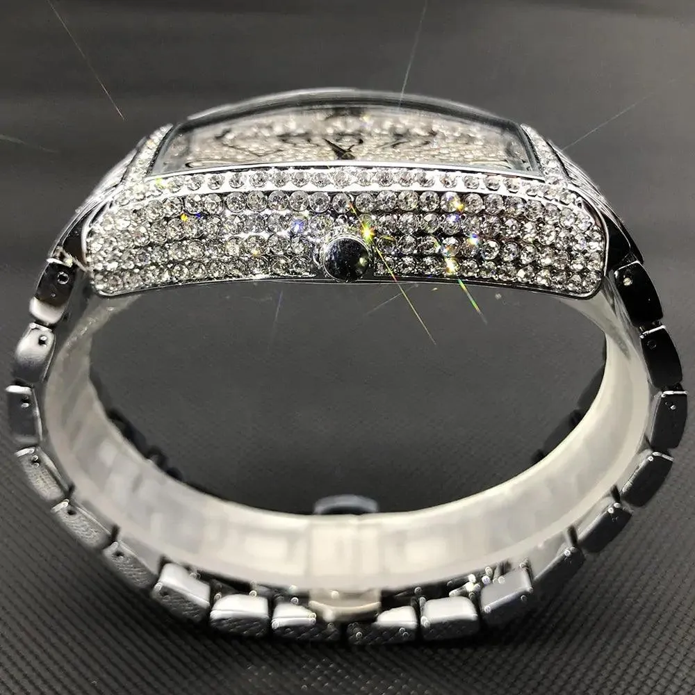 Popular Tonneau Diamond Watch