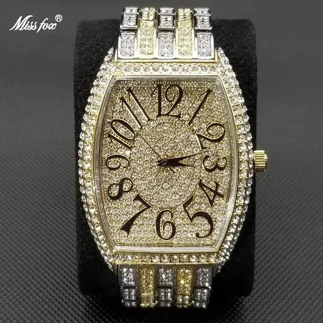 Popular Tonneau Diamond Watch