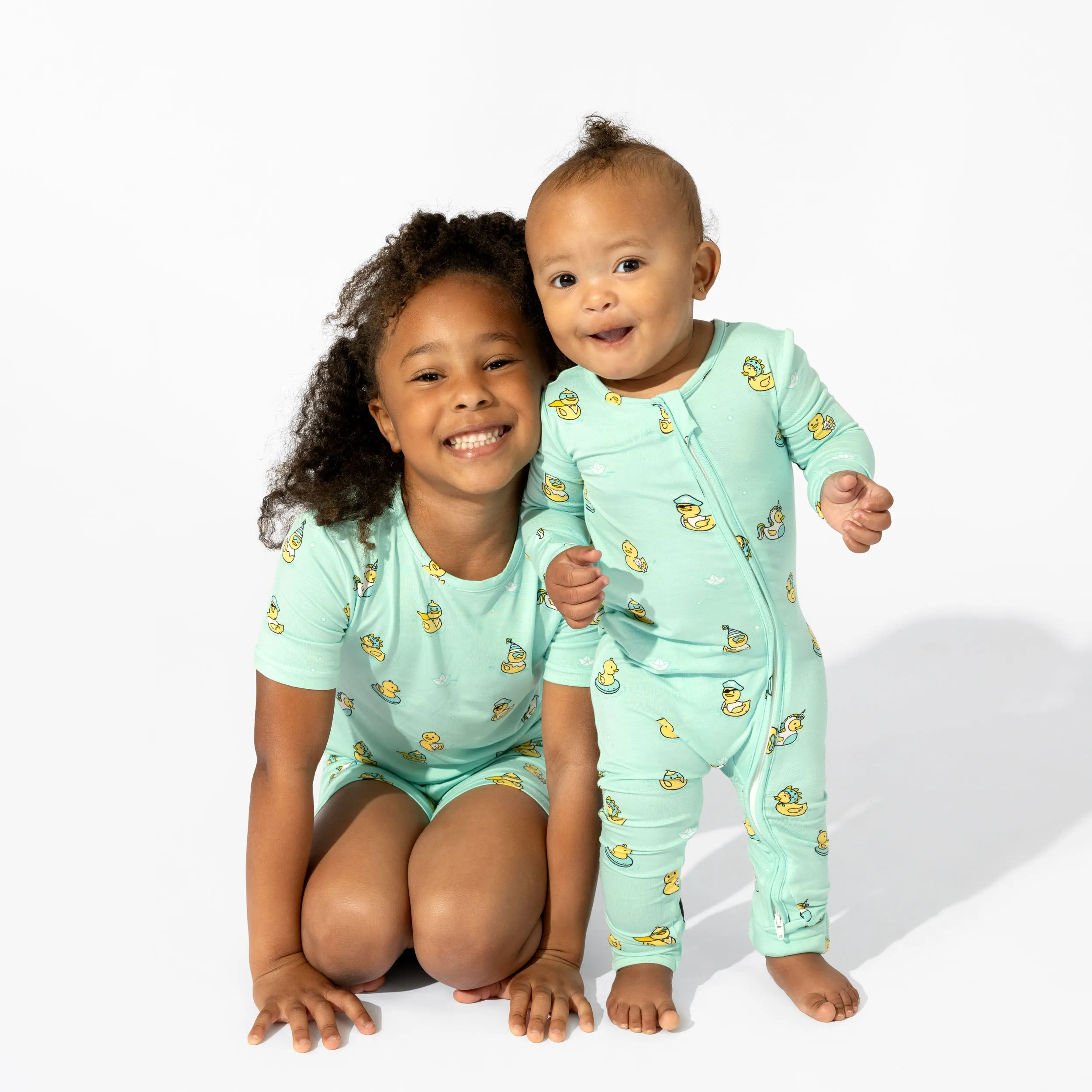 Rubber Ducky Bamboo Kids Pajama Short Set