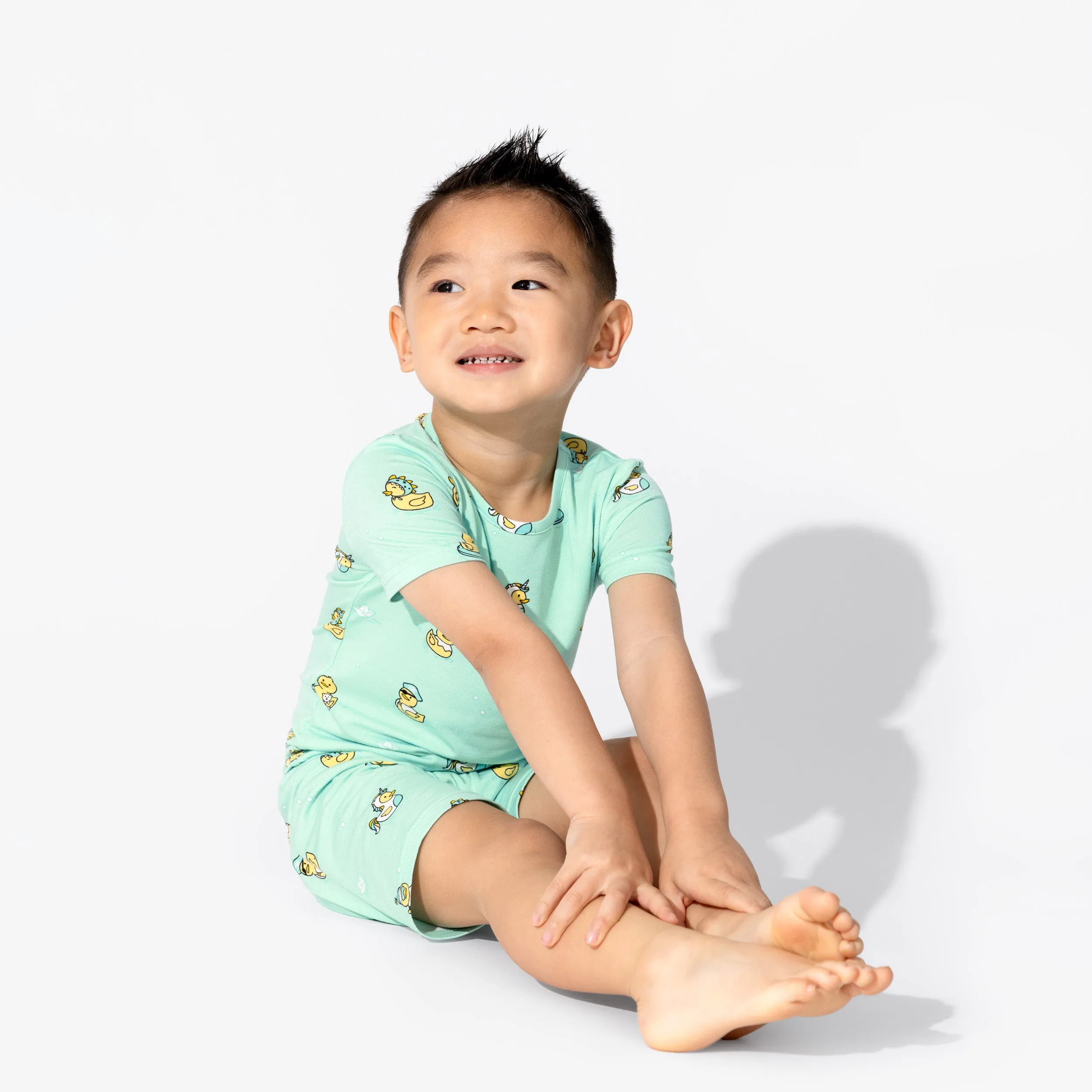 Rubber Ducky Bamboo Kids Pajama Short Set