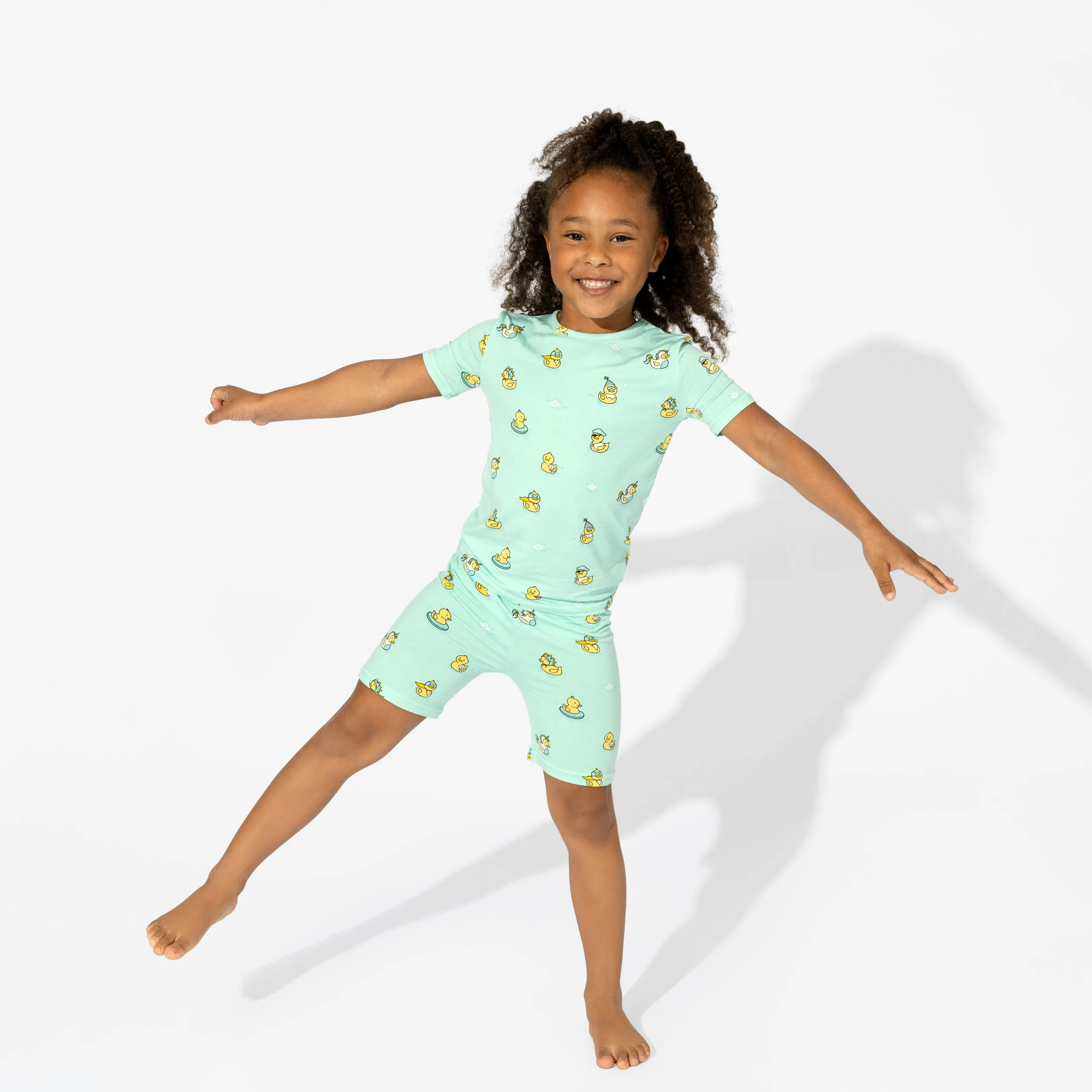 Rubber Ducky Bamboo Kids Pajama Short Set