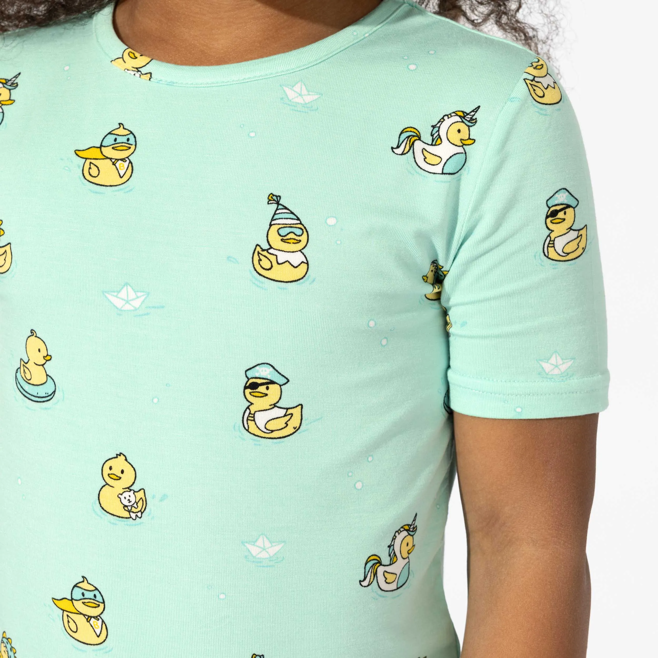 Rubber Ducky Bamboo Kids Pajama Short Set