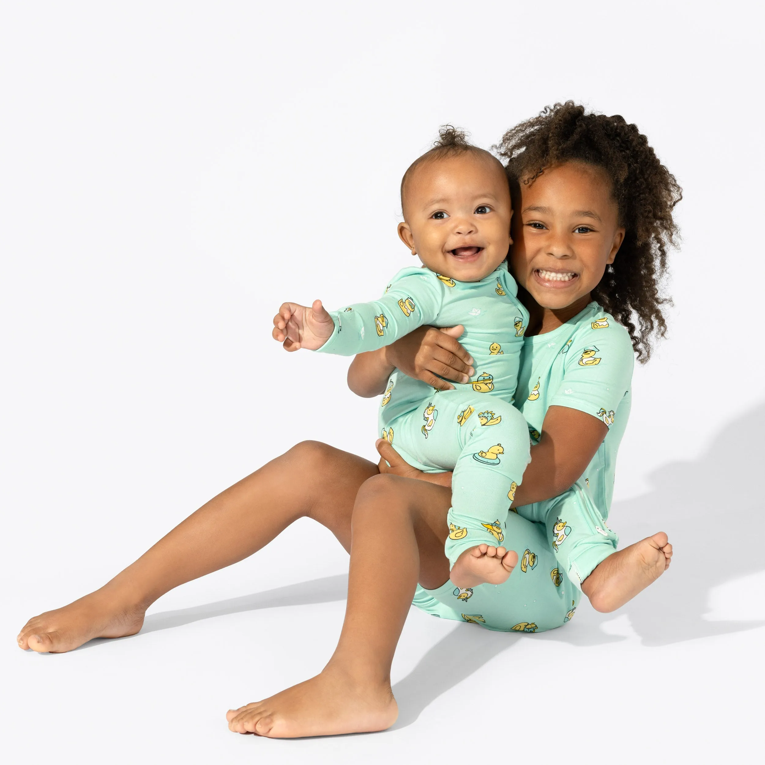 Rubber Ducky Bamboo Kids Pajama Short Set