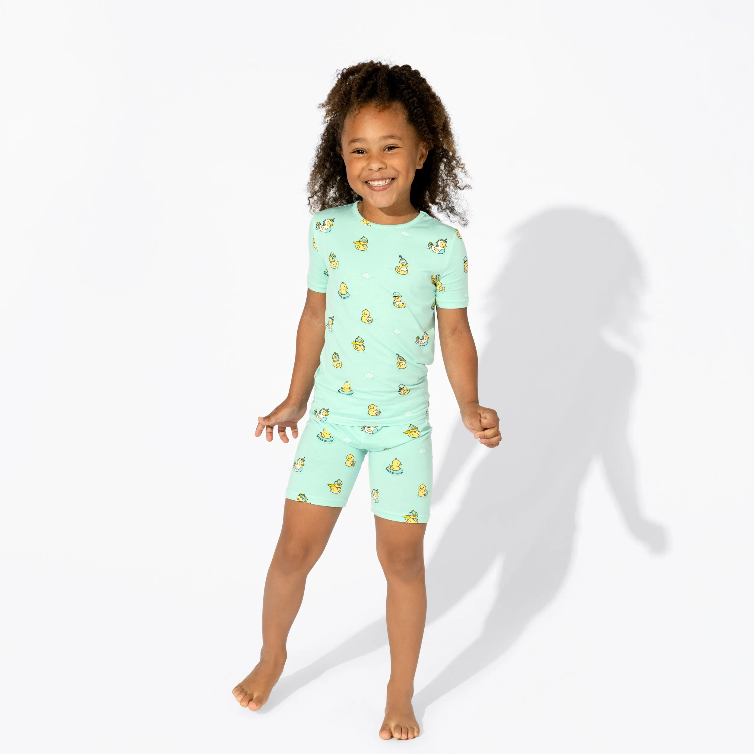 Rubber Ducky Bamboo Kids Pajama Short Set