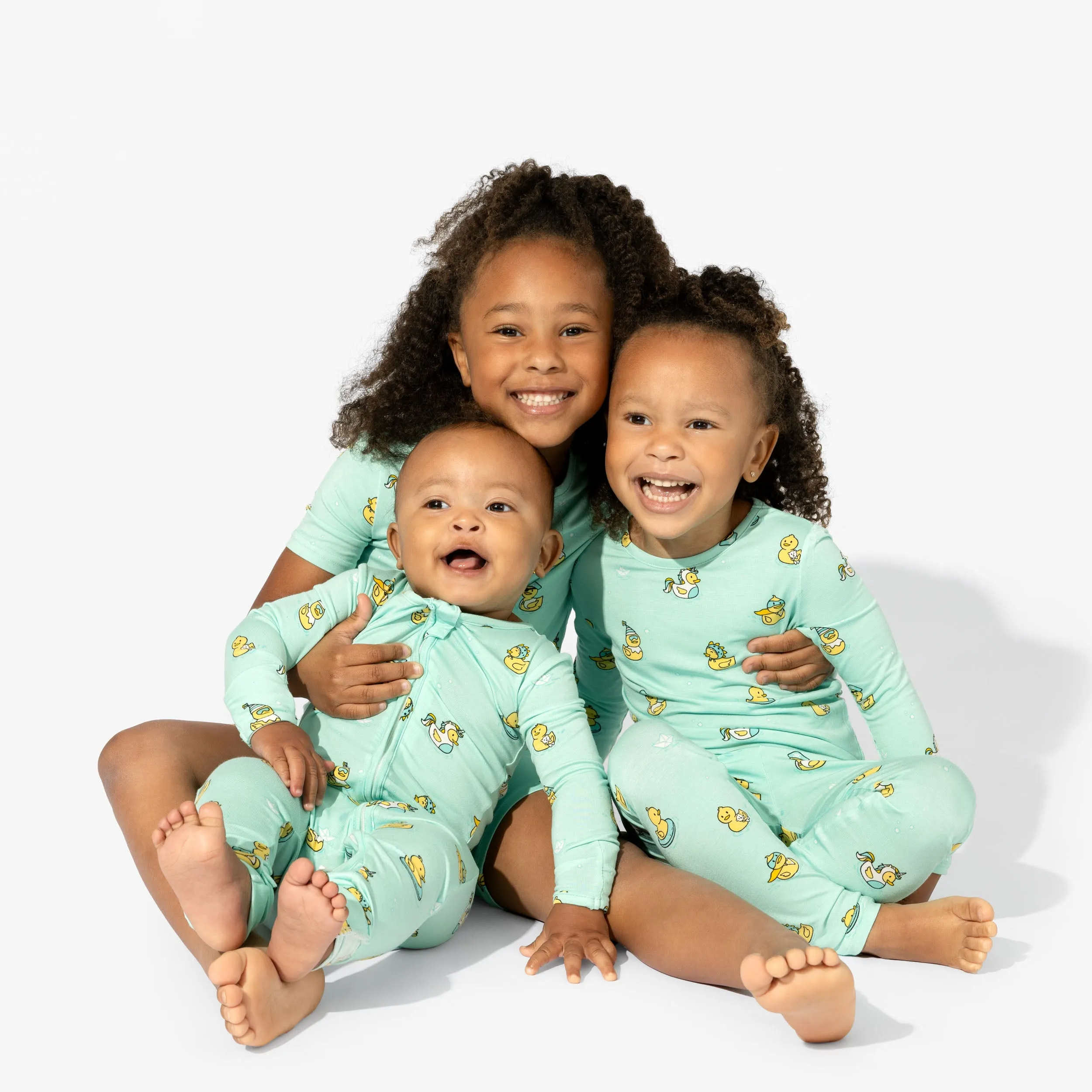 Rubber Ducky Bamboo Kids Pajama Short Set