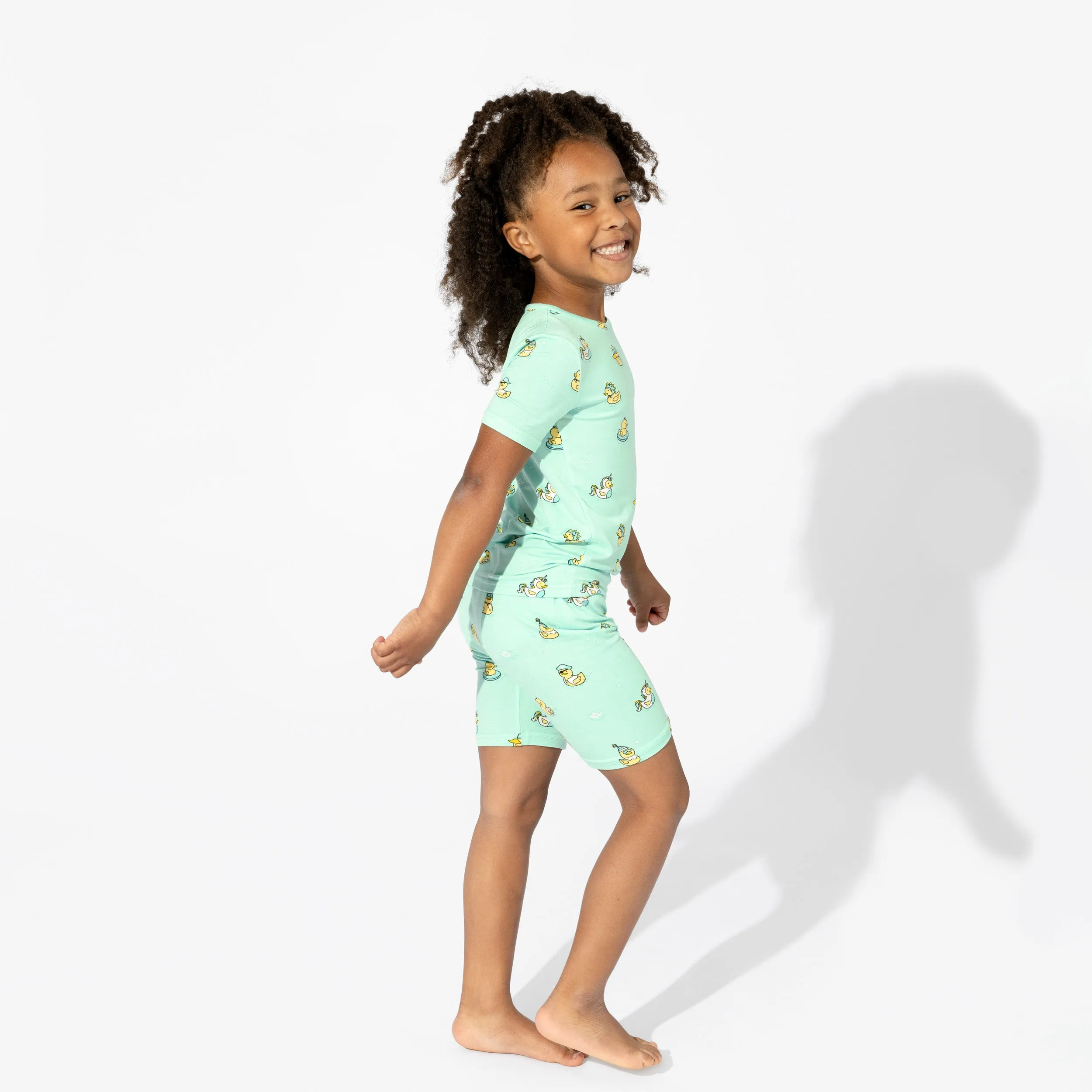 Rubber Ducky Bamboo Kids Pajama Short Set