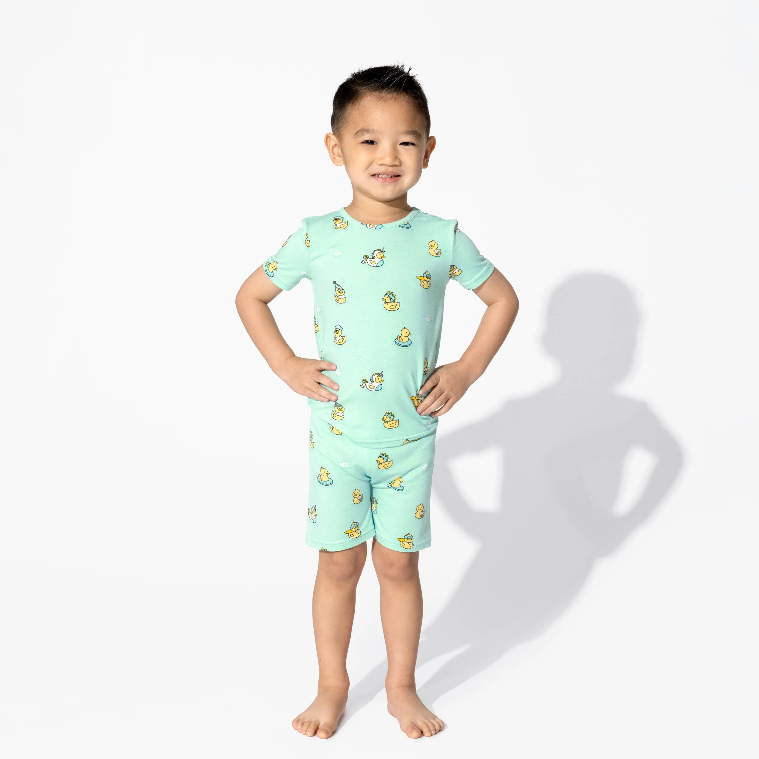 Rubber Ducky Bamboo Kids Pajama Short Set