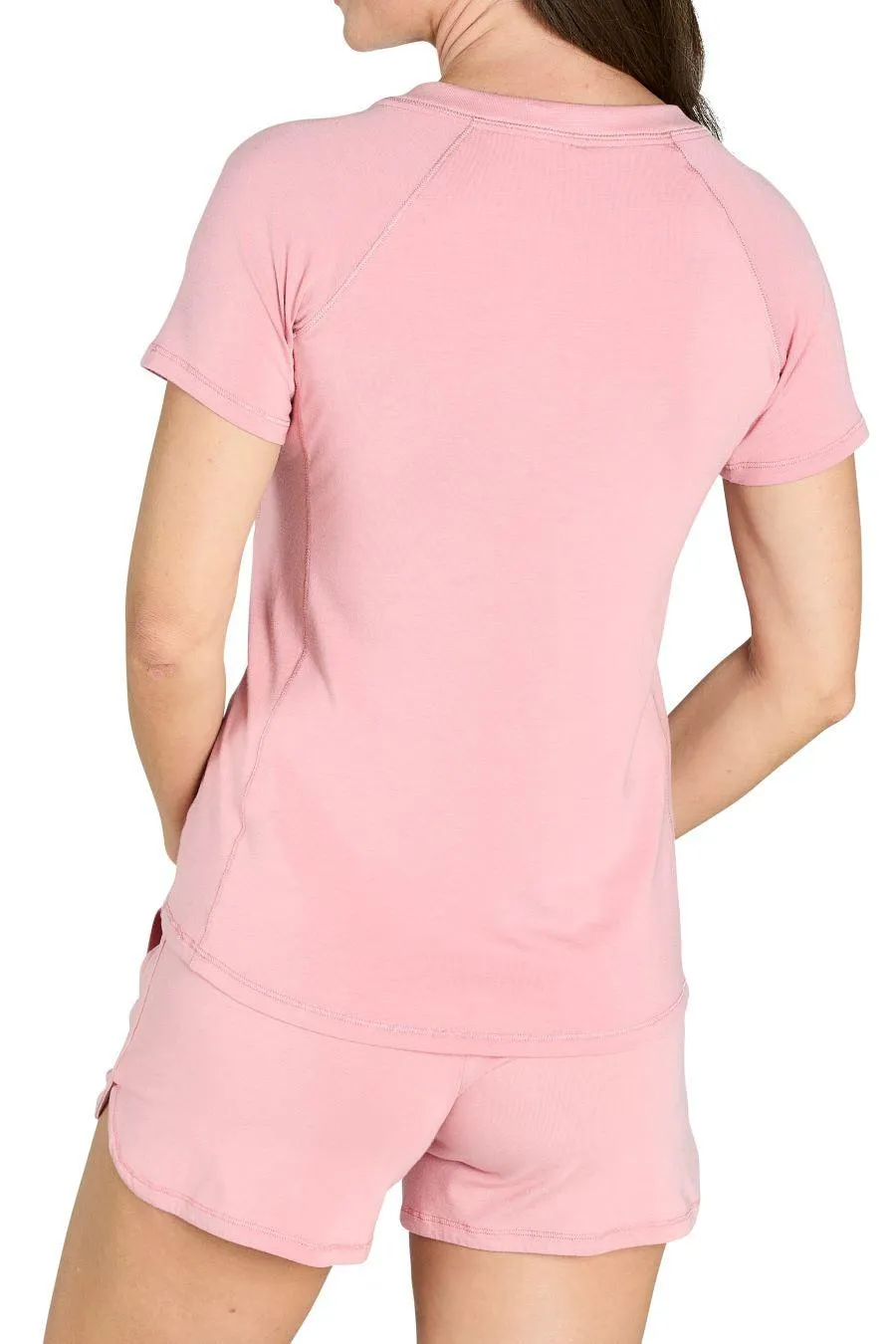 Short Henley Loungewear Set