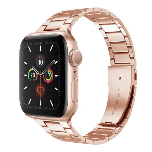 Slim Luxury Stainless Steel Link Band For Apple Watch Multiple Colors Available