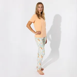 Summer Floral Bamboo Women's Pajama Set