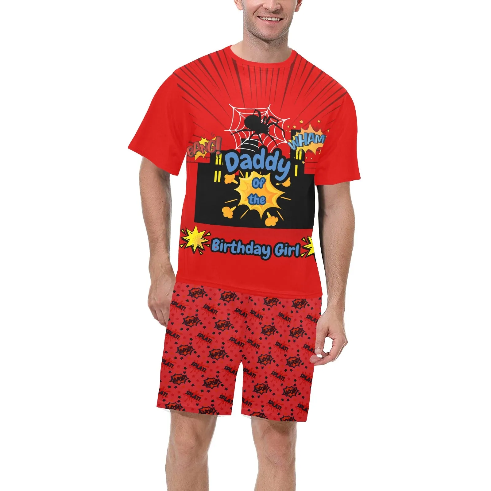 SuperHero Men's Matching Birthday Sets