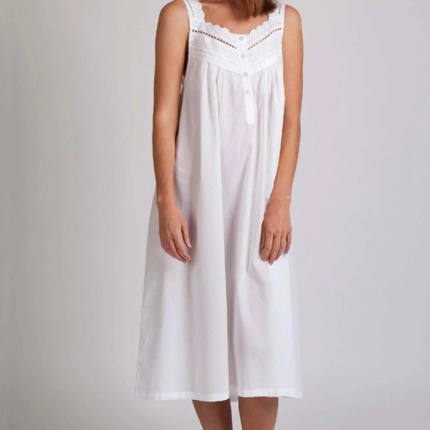 Suzanne Cotton and Lace Nightie