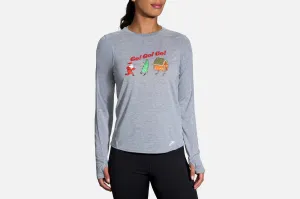 W Brooks Distance Graphic Merry Long Sleeve