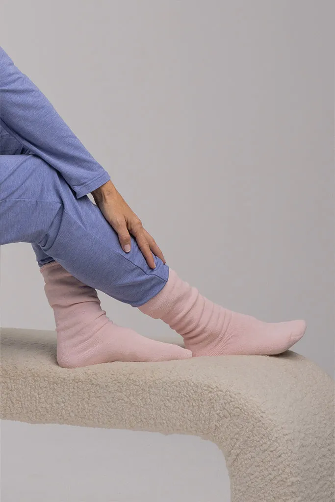 Women's Bamboo Bed Socks - Pink