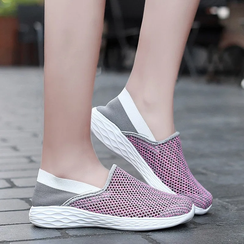 Women's breathable flat soles