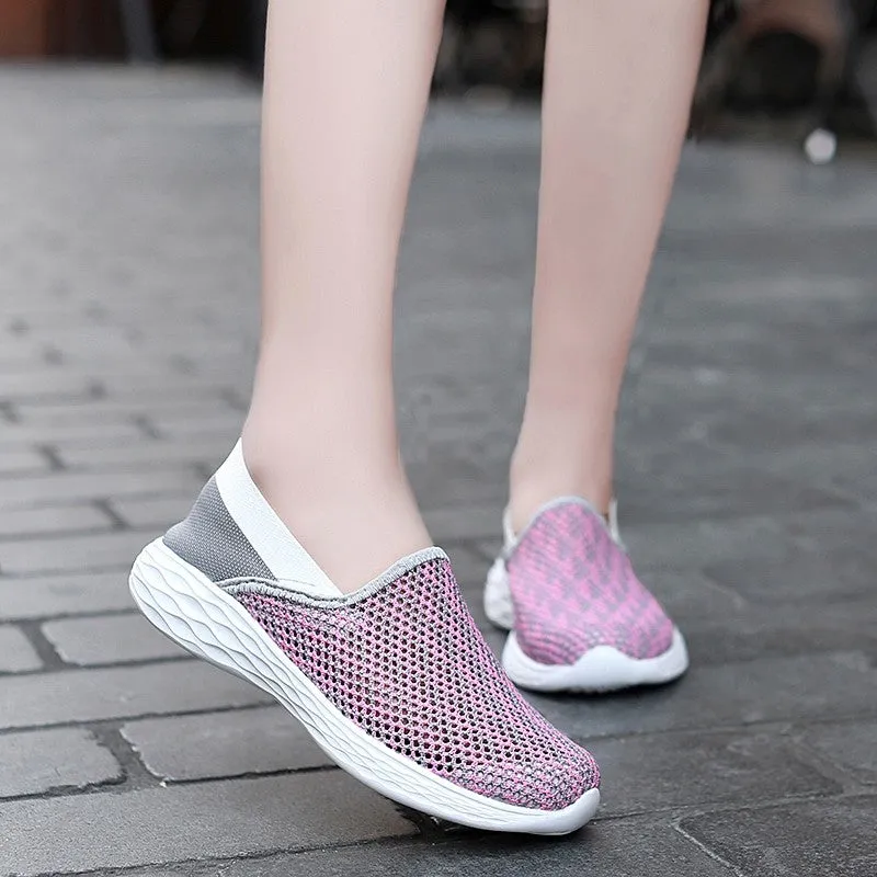 Women's breathable flat soles