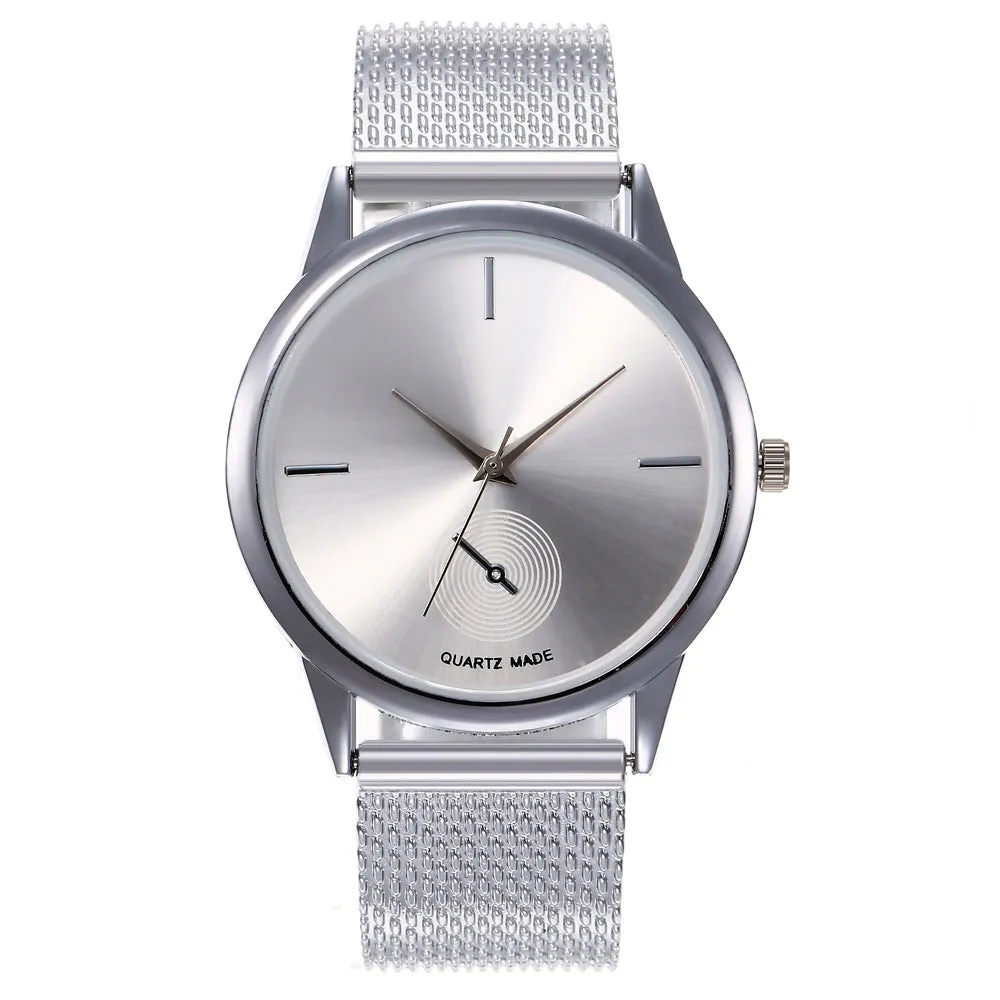 Women's Korean-Style Exquisite Creative Plastic Mesh Quartz Watch