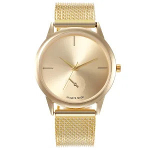 Women's Korean-Style Exquisite Creative Plastic Mesh Quartz Watch