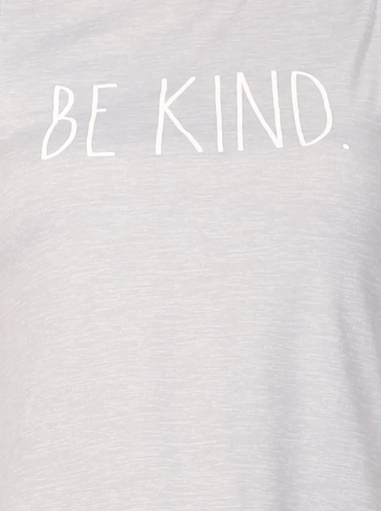 Women's "BE KIND" Tank Top and Shorts Pajama Set