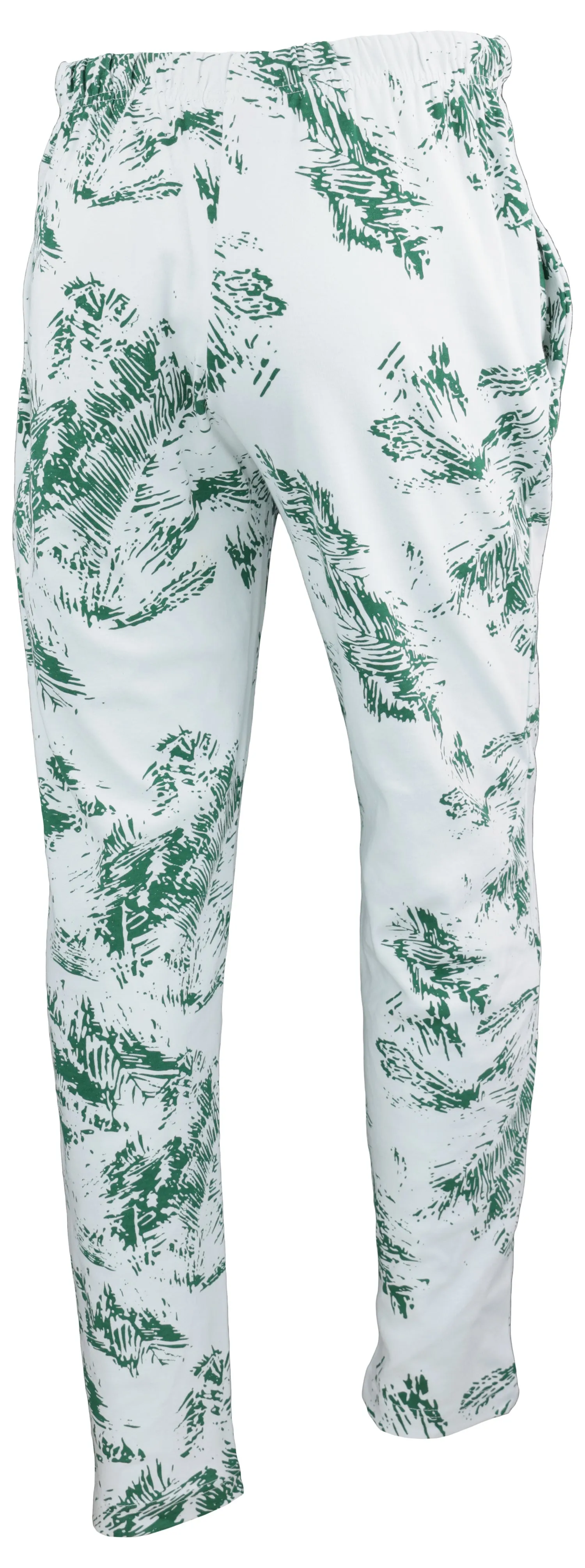 Zubaz 88 Men's The Original Pants - EVERGREEN/WHITE FERN